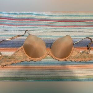 Calvin Klein Tan Lace Bra